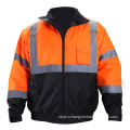 OSHA высокая видимость зимняя водонепроницаемая рабочая куртка безопасности